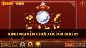 kinh nghiệm chơi xóc đĩa Rik789